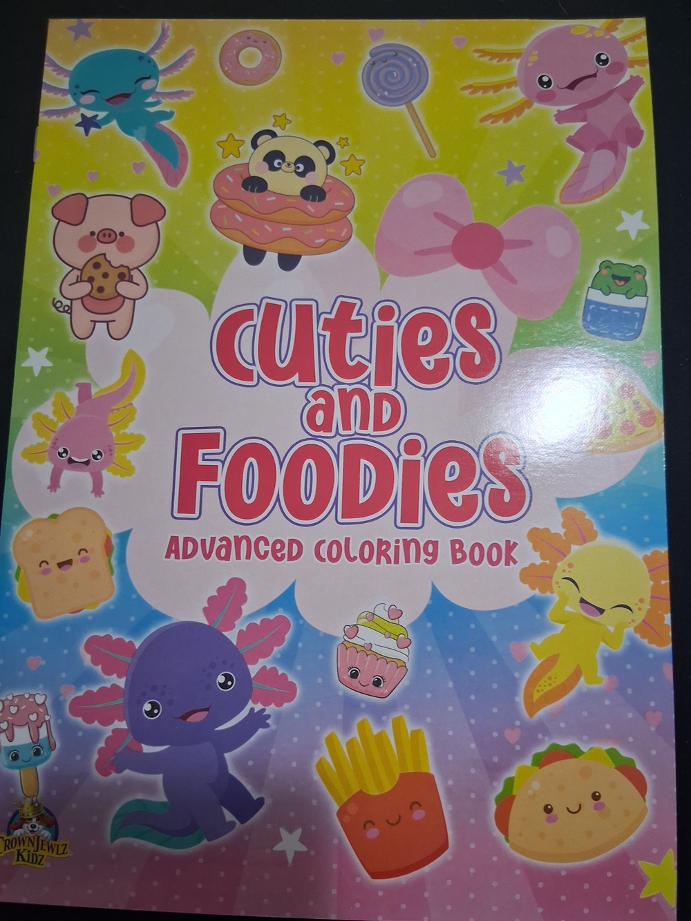 New Cuties and Foodies Advanced Coloring Book